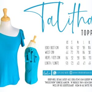 Tahlita top teal