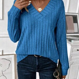 JB blue knit long sleeve