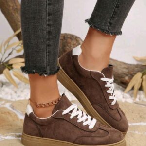 JB brown sneakers